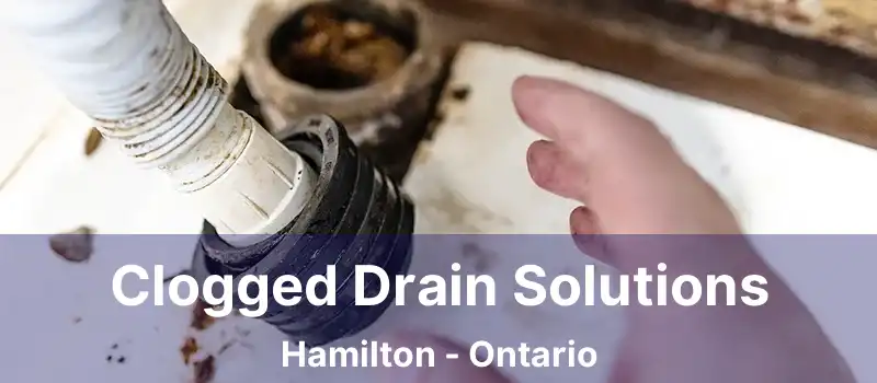  Clogged Drain Solutions Hamilton - Ontario